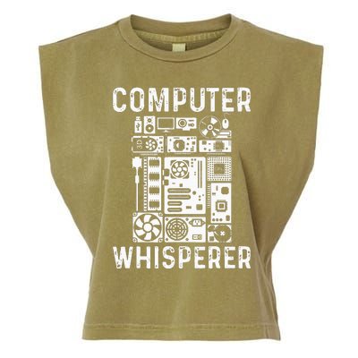 Funny Computer Geek Tech Nerd Gift Men Women Cool Support Garment-Dyed Women's Muscle Tee