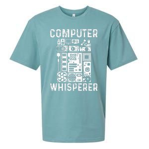 Funny Computer Geek Tech Nerd Gift Men Women Cool Support Sueded Cloud Jersey T-Shirt