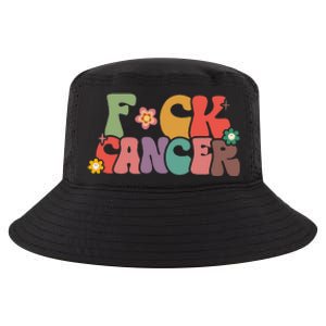 Fuck Cancer Groovy Retro Cool Comfort Performance Bucket Hat