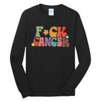 Fuck Cancer Groovy Retro Tall Long Sleeve T-Shirt