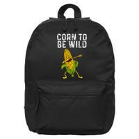 Funny Corn Gift For Men Women Corn On The Cob Costume Farmer 16 in Basic Backpack