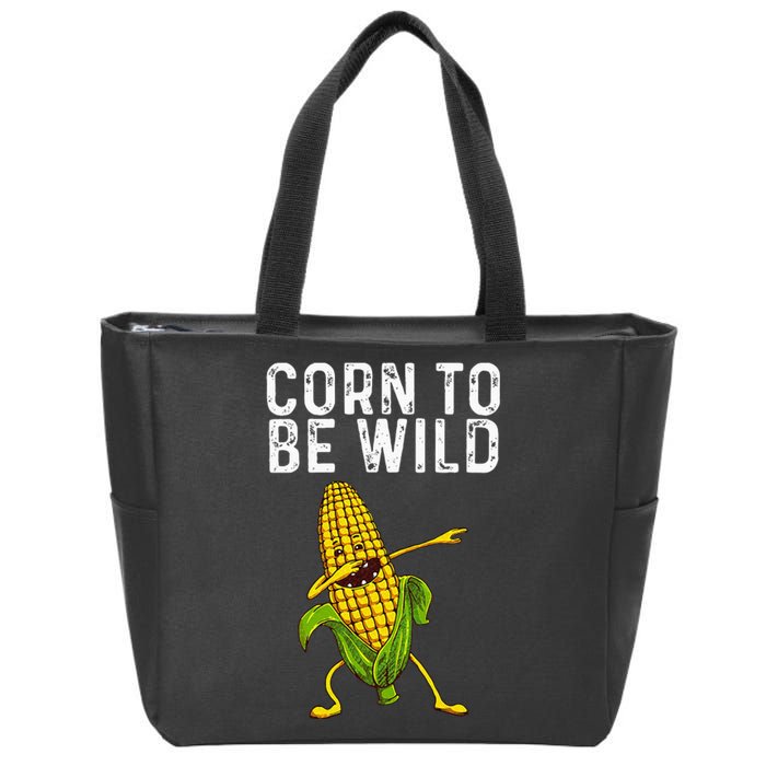 Funny Corn Gift For Men Women Corn On The Cob Costume Farmer Zip Tote Bag