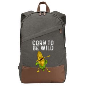 Funny Corn Gift For Men Women Corn On The Cob Costume Farmer Cotton Canvas Backpack