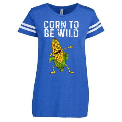 Funny Corn Gift For Men Women Corn On The Cob Costume Farmer Enza Ladies Jersey Football T-Shirt