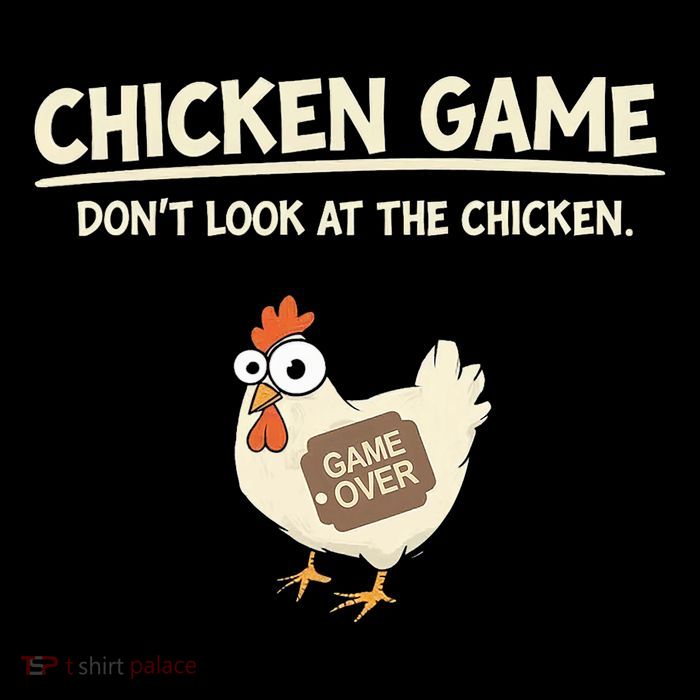 Funny Chicken Game DonT Look Design Full-Length Apron With Pockets