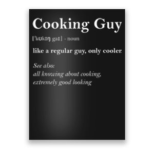 Funny Cooking Guy Definition Gift For Cook Lovers Poster