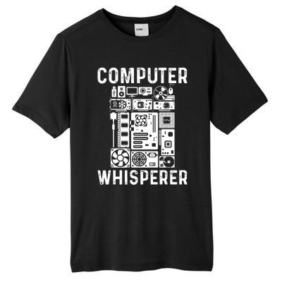 Funny Computer Geek Tech Nerd Computer Whisperer Tall Fusion ChromaSoft Performance T-Shirt