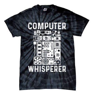 Funny Computer Geek Tech Nerd Computer Whisperer Tie-Dye T-Shirt