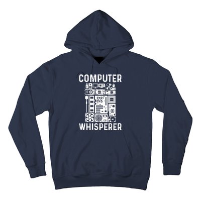 Funny Computer Geek Tech Nerd Computer Whisperer Hoodie