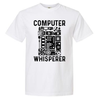 Funny Computer Geek Tech Nerd Computer Whisperer Garment-Dyed Heavyweight T-Shirt