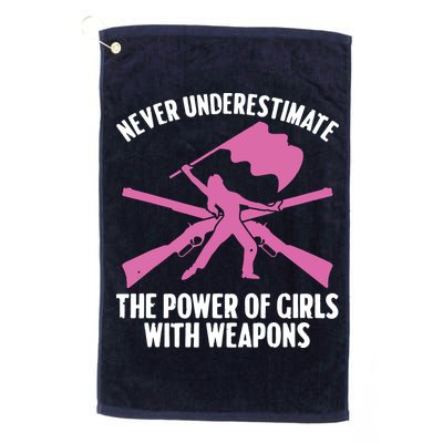 Funny Color Guard Art For Women Girl Rifle Flag Colorguard Golf Towel