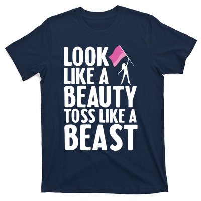 Funny Color Guard Design For Girl Women Winter Guard Lover T-Shirt