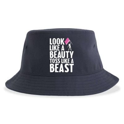 Funny Color Guard Design For Girl Women Winter Guard Lover Sustainable Bucket Hat