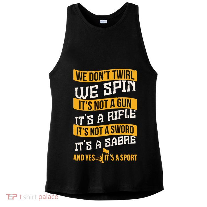 Funny Color Guard Shirts For Women Teens Colorguard Gift Ladies PosiCharge Tri-Blend Wicking Tank