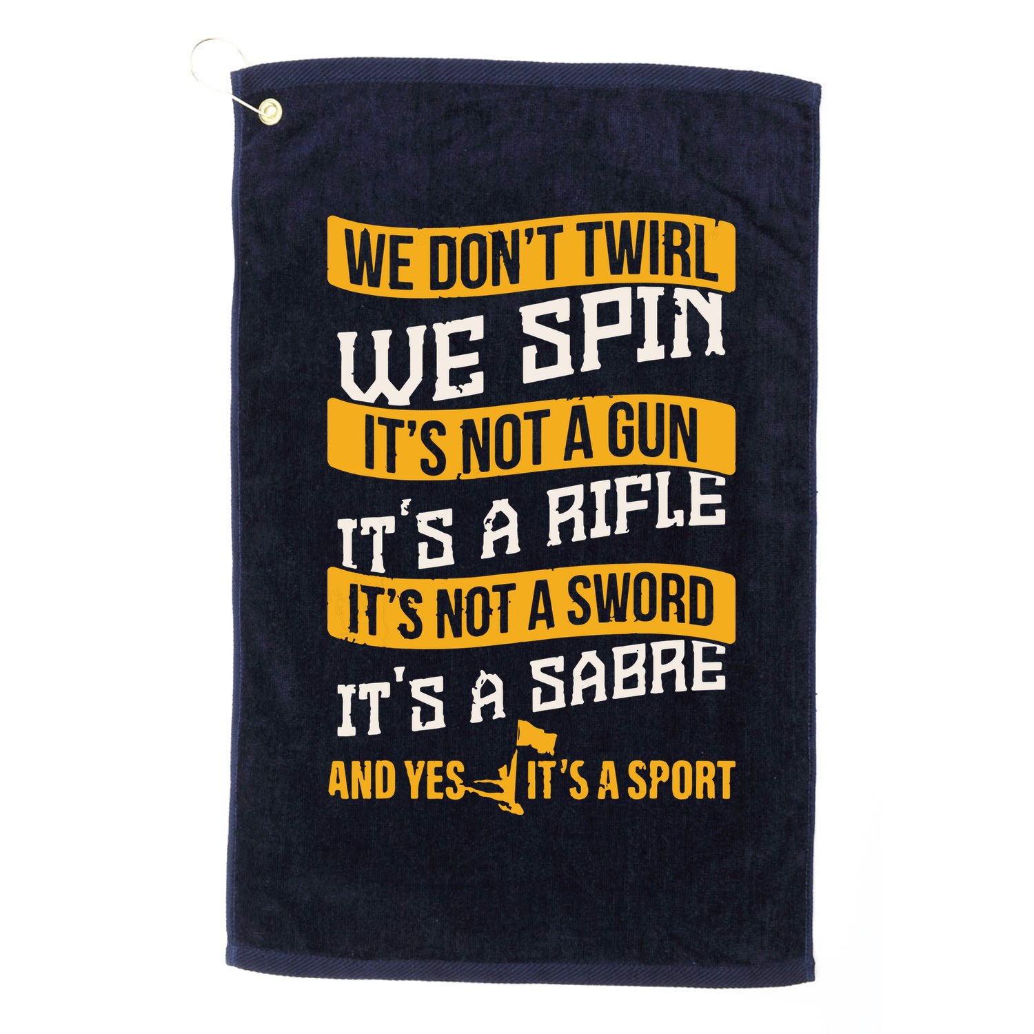 Funny Color Guard Shirts For Women Teens Colorguard Gift Golf Towel