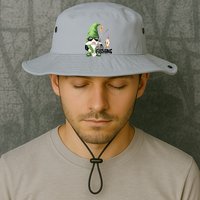 Fun Christmas Gone Fishing Gnome Fisherman Friends Bucket Hat