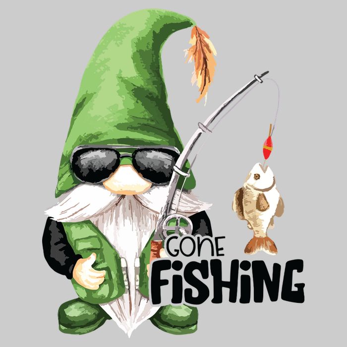 Fun Christmas Gone Fishing Gnome Fisherman Friends Bucket Hat