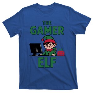 Funny Christmas Gamer Elf Video Love Gaming Holiday Gamers Gift T-Shirt