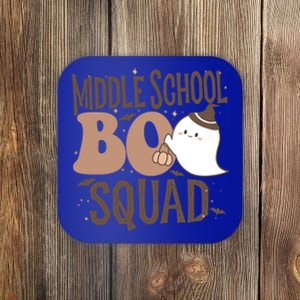 Funny Cute Halloween Middle School Boo Squad Costume Teacher Cool Gift Coaster