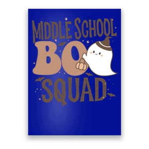 Funny Cute Halloween Middle School Boo Squad Costume Teacher Cool Gift Poster