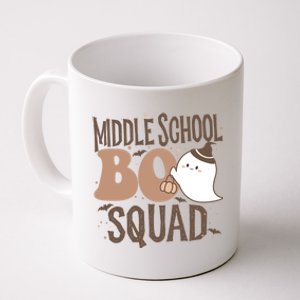 Funny Cute Halloween Middle School Boo Squad Costume Teacher Cool Gift Coffee Mug