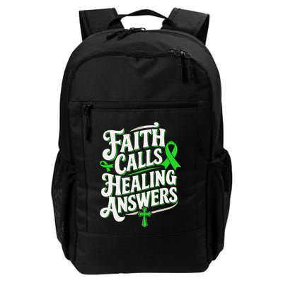 Faith Calls Healing Answers Spinal Cord Injury Awareness Daily Commute Backpack