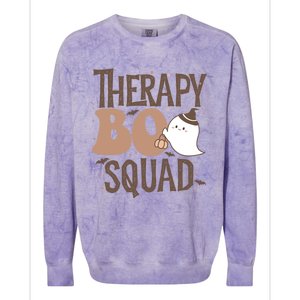 Funny Cute Halloween Specialist Boo Squad Costume Teacher Gift Colorblast Crewneck Sweatshirt