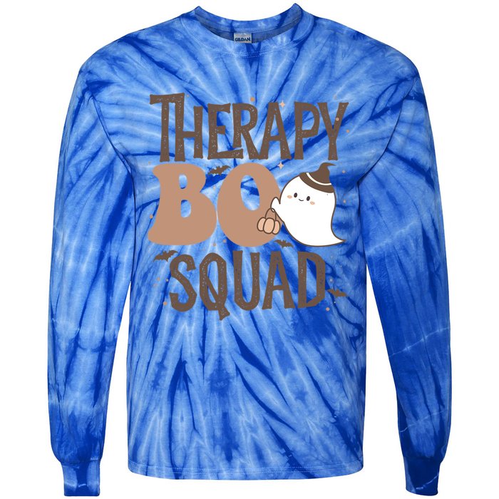 Funny Cute Halloween Specialist Boo Squad Costume Teacher Gift Tie-Dye Long Sleeve Shirt