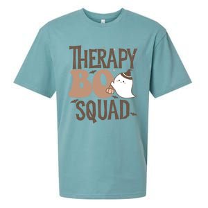 Funny Cute Halloween Specialist Boo Squad Costume Teacher Gift Sueded Cloud Jersey T-Shirt