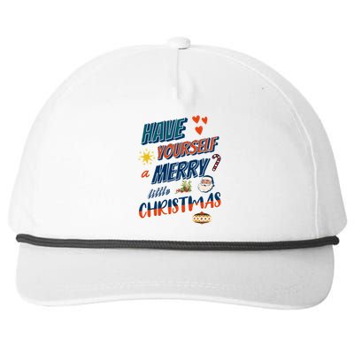 Funny Christmas Have Yourself A Merry Little Xmas Great Gift Snapback Five-Panel Rope Hat