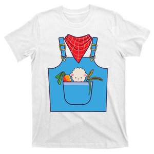 Farmer Costume Halloween Simple Cute Farm T-Shirt