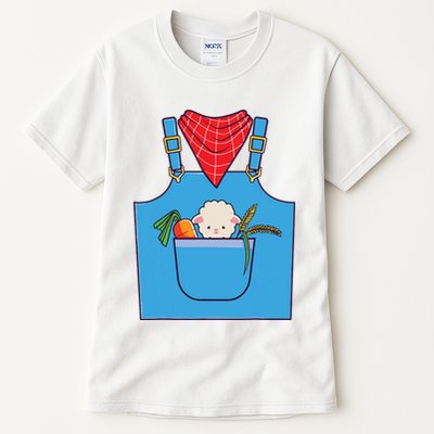Farmer Costume Halloween Simple Cute Farm Tall T-Shirt