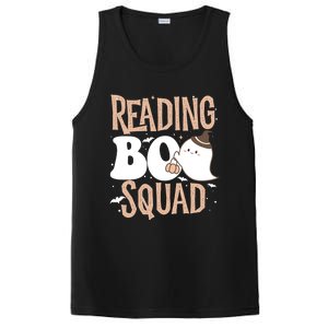 Funny Cute Halloween Reading Boo Squad Costume Teacher Great Gift PosiCharge Competitor Tank