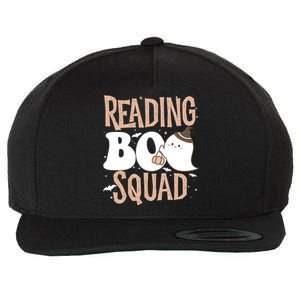 Funny Cute Halloween Reading Boo Squad Costume Teacher Great Gift Wool Snapback Cap