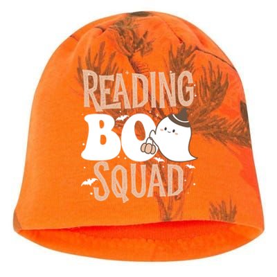 Funny Cute Halloween Reading Boo Squad Costume Teacher Great Gift Kati - Camo Knit Beanie