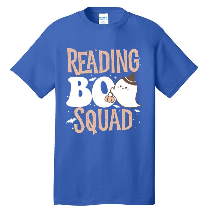 Funny Cute Halloween Reading Boo Squad Costume Teacher Great Gift Tall T-Shirt