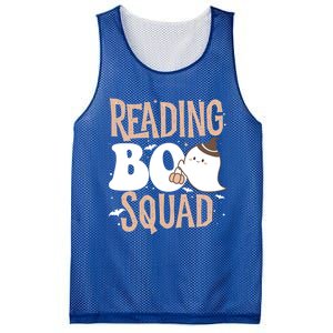 Funny Cute Halloween Reading Boo Squad Costume Teacher Great Gift Mesh Reversible Basketball Jersey Tank