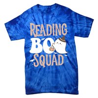 Funny Cute Halloween Reading Boo Squad Costume Teacher Great Gift Tie-Dye T-Shirt