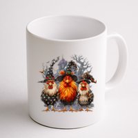 Funny Chicken Halloween Costume Spooky Season Chickens Witch Coffee Mug