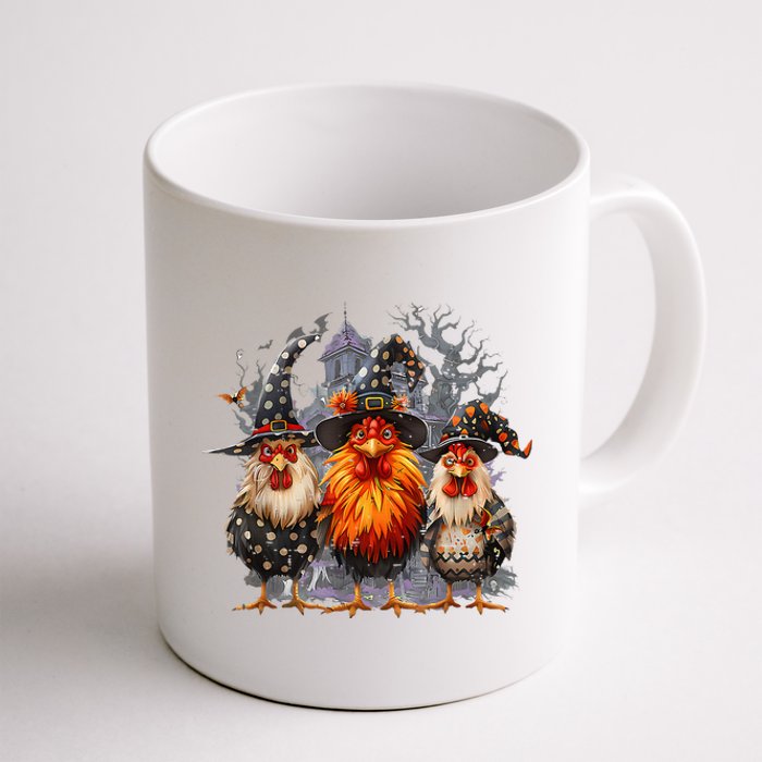 Funny Chicken Halloween Costume Spooky Season Chickens Witch Coffee Mug