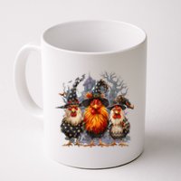 Funny Chicken Halloween Costume Spooky Season Chickens Witch Coffee Mug