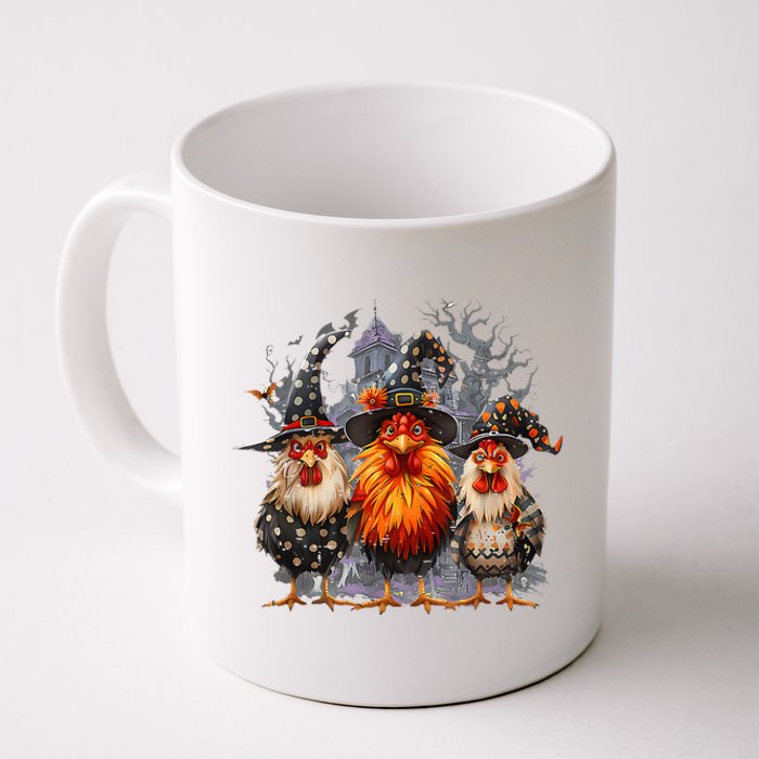 Funny Chicken Halloween Costume Spooky Season Chickens Witch Coffee Mug