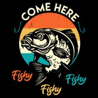 Fisher Come Here Fish Y Fishy Fishy Funny Fishing Gift Impact Tech Backpack
