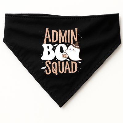 Funny Cute Halloween School Admin Boo Squad Costume Cute Gift USA-Made Doggie Bandana