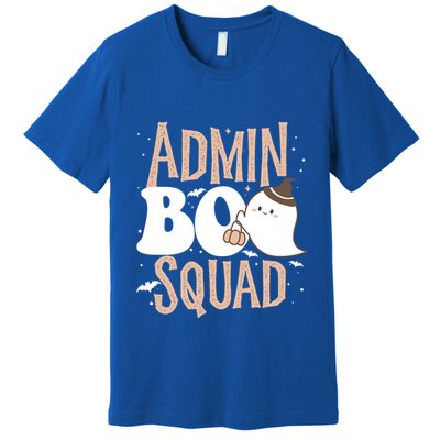 Funny Cute Halloween School Admin Boo Squad Costume Cute Gift Premium T-Shirt