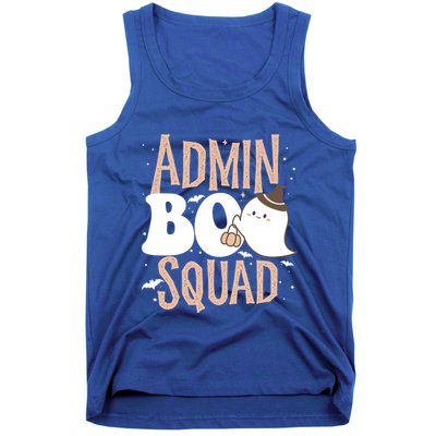 Funny Cute Halloween School Admin Boo Squad Costume Cute Gift Tank Top