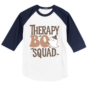 Funny Cute Halloween Specialist Boo Squad Costume Teacher Gift Baseball Sleeve Shirt