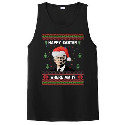 Funny Christmas Happy Easter Where Am I Joe Biden Meaningful Gift PosiCharge Competitor Tank