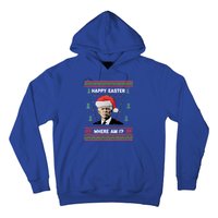 Funny Christmas Happy Easter Where Am I Joe Biden Meaningful Gift Hoodie