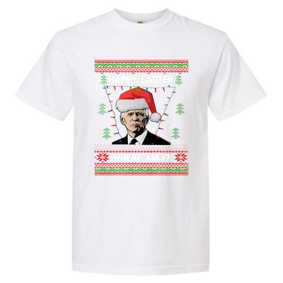 Funny Christmas Happy Easter Where Am I Joe Biden Meaningful Gift Garment-Dyed Heavyweight T-Shirt